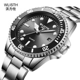 Watch men's calendar green black water ghost waterproof men's watch steel belt quartz watch foreign trade watch wholesale gift watch