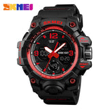 Timemei Men's Large Waterproof Electronic Watch Fashionable Multifunctional Outdoor Sports Watch Sports Watch Student Watch