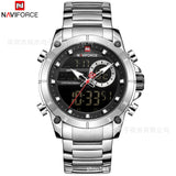 Men's watch fashion multi-functional double display men's sports watch men's watch