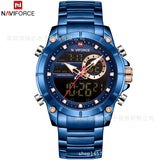 Men's watch fashion multi-functional double display men's sports watch men's watch