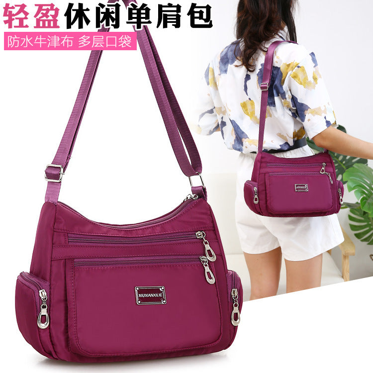 Manufacturers wholesale 2025 new large-capacity women's bag shoulder bag fashion casual Messenger Mummy bag one drop