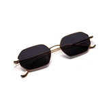 Metal frame sunglasses male small frame ocean transparent color lens glasses female European and American popular models