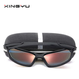 Polarized sunglasses for men and women, sports sunglasses, elastic paint colorful glasses series 18318