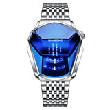 Cross-border shrimp skin men's watch trend shopee watch style locomotive concept watch men's live black technology watch