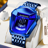 Cross-border shrimp skin men's watch trend shopee watch style locomotive concept watch men's live black technology watch