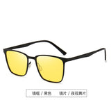 New Men's Polarized Sunglasses Retro Frame Night Vision Color Changing Sunglasses Driving Anti-UV Sunglasses Wholesale