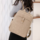 New Korean version of the versatile backpack female European and American fashion outdoor travel bag large capacity retro business computer backpack