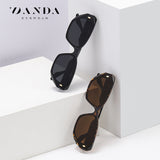 Foreign trade personality trend sunglasses women's cat-eye irregular polarized sunglasses BC9103 adjustable plate temples