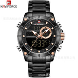 Men's watch fashion multi-functional double display men's sports watch men's watch