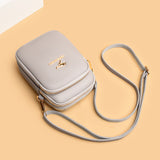 Women's bag 2024 summer new women's mobile phone bag Australia version of the shoulder Messenger bag simple atmosphere mother-in-law mother bag