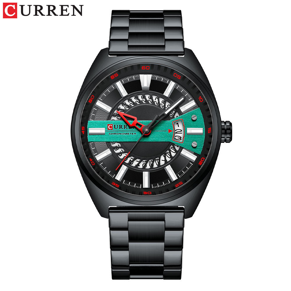 Curren/Karuien 8403 men's watch calendar steel belt quartz watch business casual men's watch