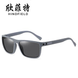 New Polarized Sunglasses PC Spring Leg Men's Sun Shade Sunglasses Fashion Classic Square Frame Outdoor Sports Glasses