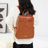 New Korean version of the versatile backpack female European and American fashion outdoor travel bag large capacity retro business computer backpack