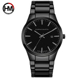 Men's steel band waterproof watch new fashion brand Men's simple fashion watch Quartz watch Men's watch