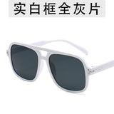 Classic T-shaped Midin large frame wide-brimmed sunglasses retro modern catwalk sunglasses fashion street shooting niche glasses