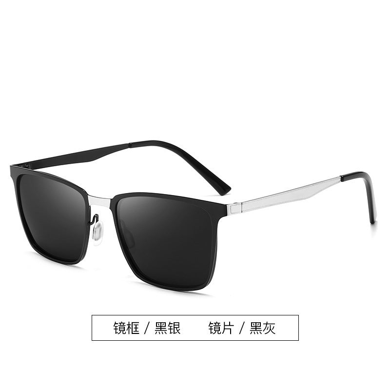 New Men's Polarized Sunglasses Retro Frame Night Vision Color Changing Sunglasses Driving Anti-UV Sunglasses Wholesale